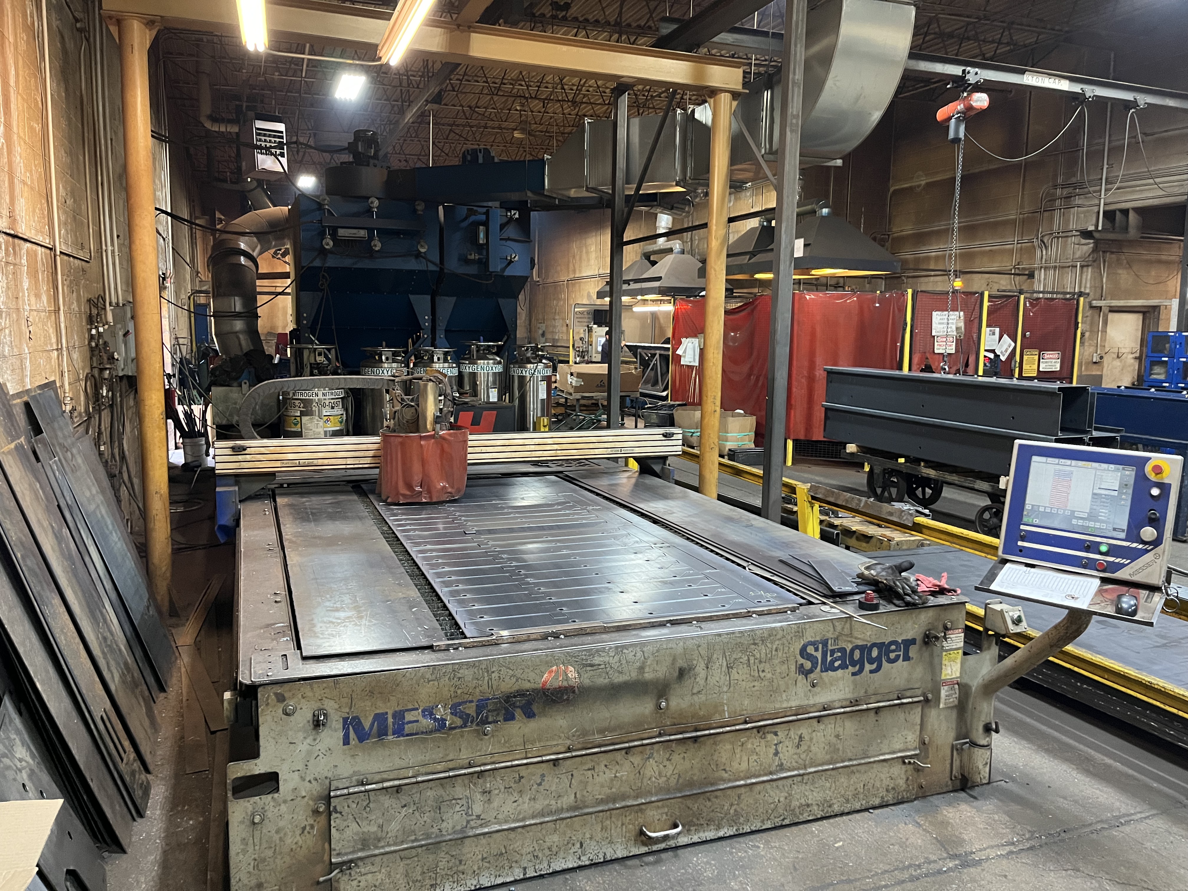 6' X 12' Messer Metalmaster Plus  Plasma Cutting System    